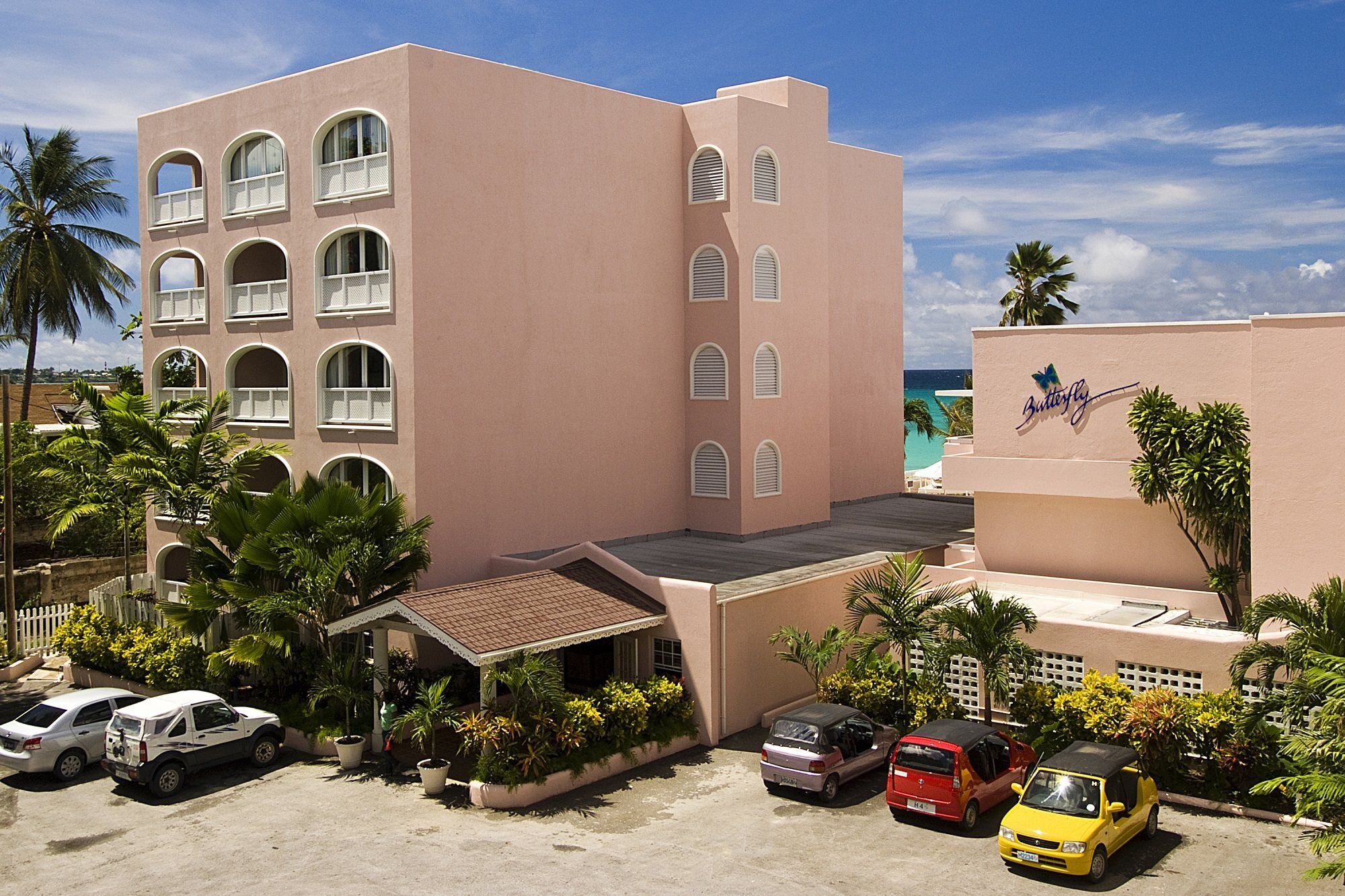 Butterfly Beach Hotel Christ Church Buitenkant foto